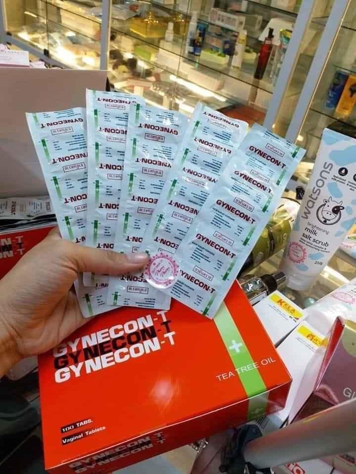 Vỉ 5 viên phụ khoa GYNECON-T trà xanh Thái Lan
