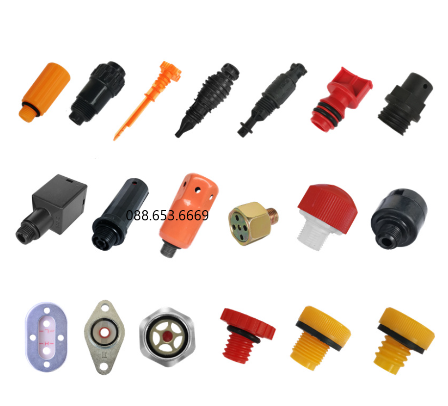 Nắp nhớt máy nén khí/ máy bơm/ Phụ kiện máy nén khí/ nút thở dùng trong máy hơi có bi chặn loại tốt/ nút nhớt máy hơi