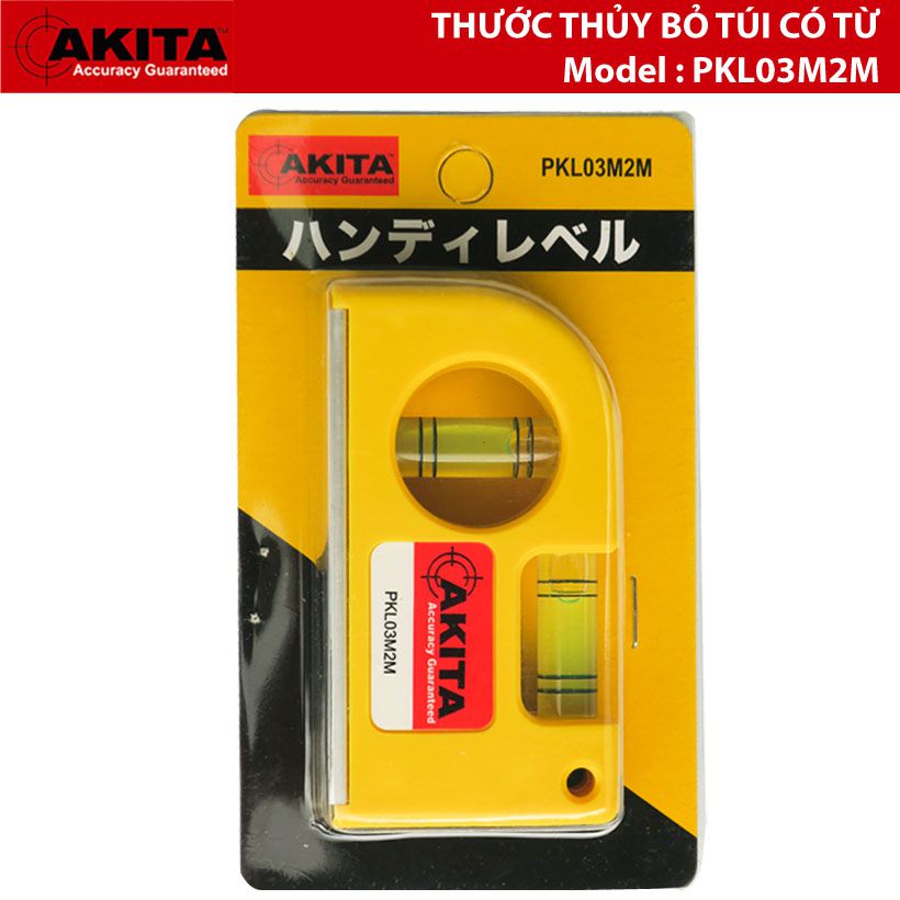Thước thủy có từ akita pkl03m2m