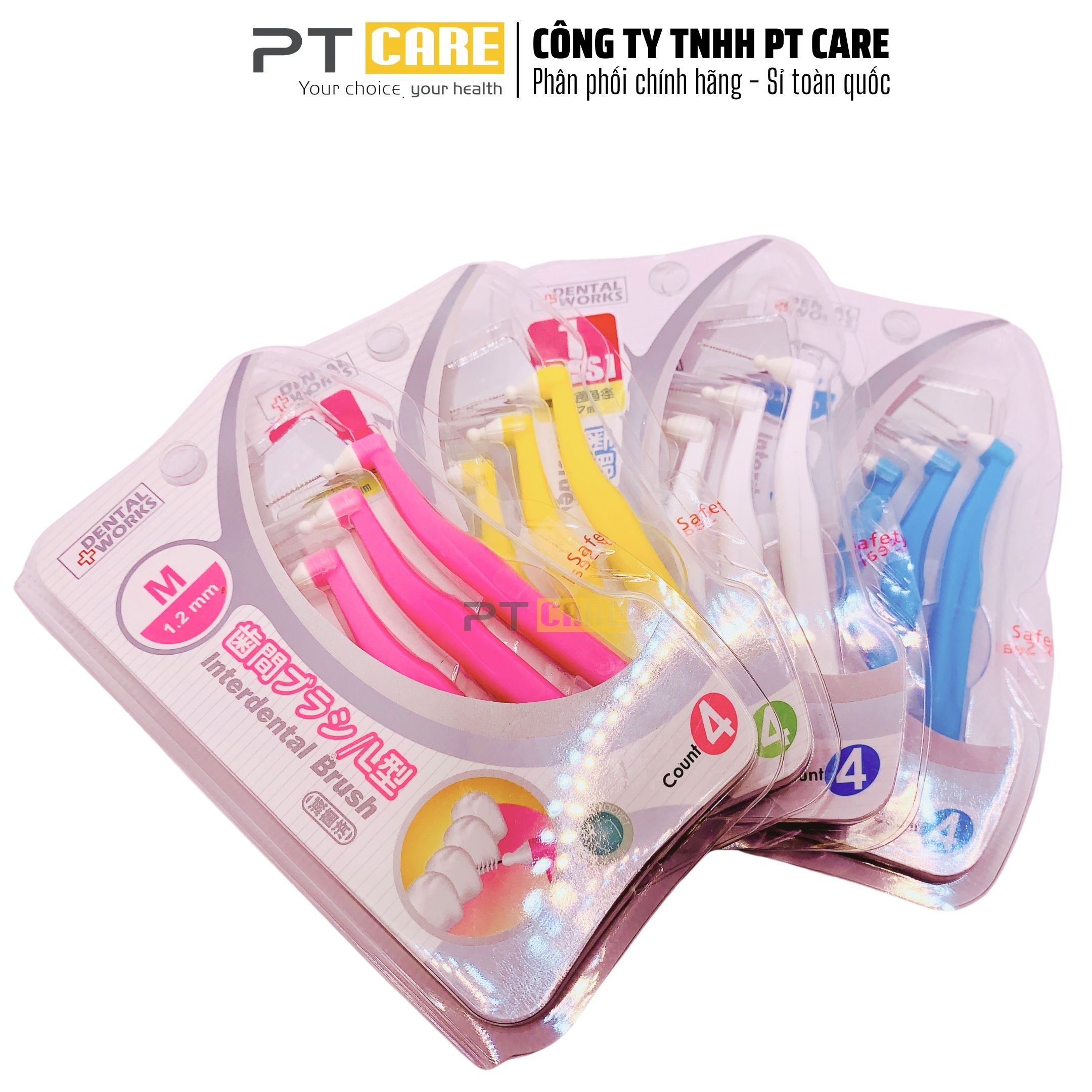 Pt care | bàn chải kẽ răng okamura asahi dw-xd02 cho người niềng răng chất lượng nhật bản