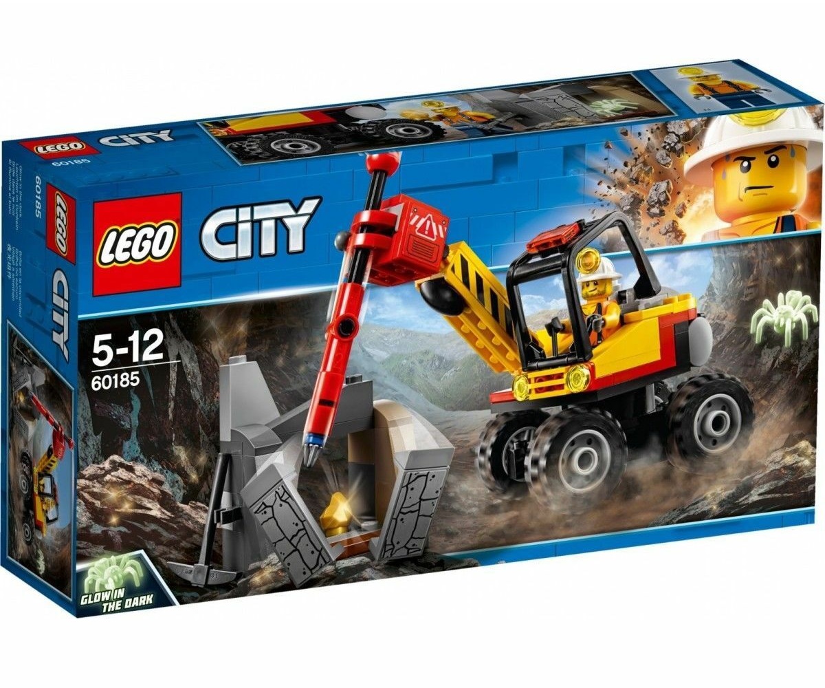 [HCM]Bộ lắp ráp Máy Đục Đá - LEGO City 60185 (127 Chi Tiết)