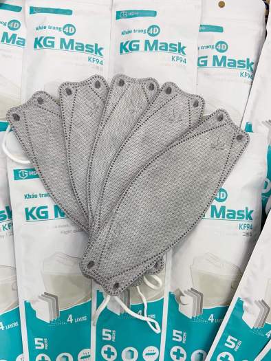 Combo 10 chiếc khẩu trang y tế 4d mask kf94 hàn quốc 4 lớp kháng khuẩn kháng bụi mịn