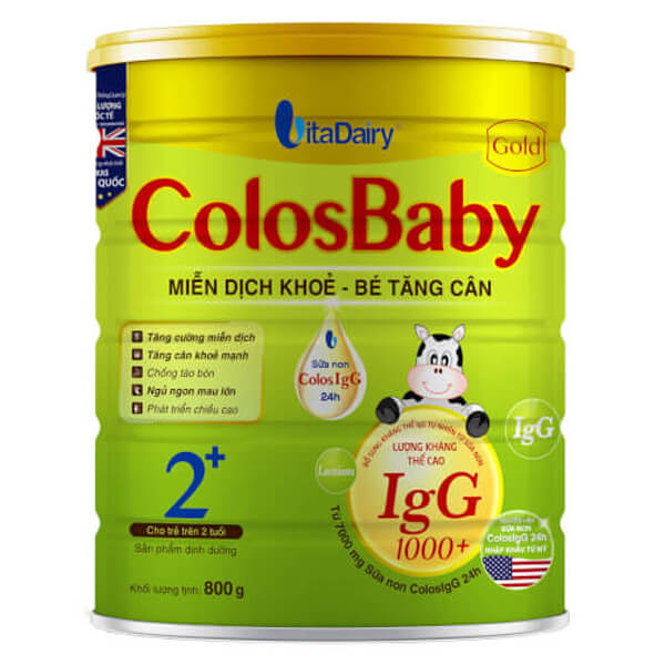 sữa colosbaby gold 2+ 800gr trẻ từ 2 tuổi trở lên 1