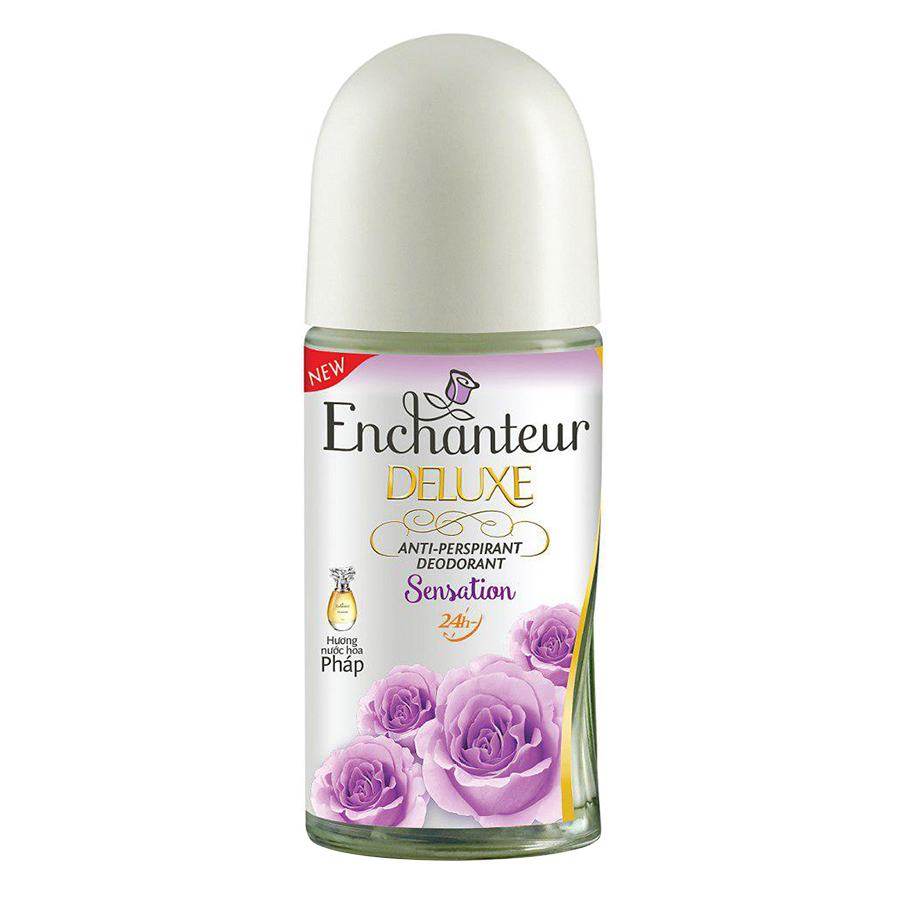 Lăn khử mùi trắng da enchanteur sensation 50ml