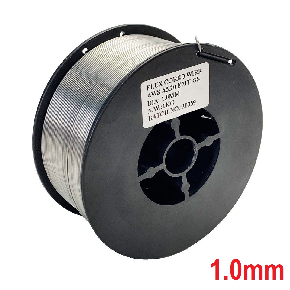 Cuộn dây dùng cho máy hàn mig 1kg - Dây hàn mig không dùng khí  kích thước dây 1.0 chuyên dụng máy hàn mig