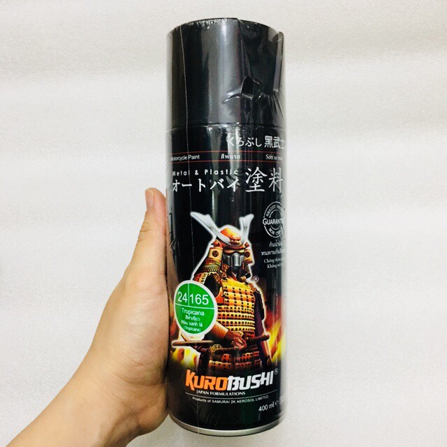 Sơn xịt samurai - 24/165 màu xanh lá 400ml