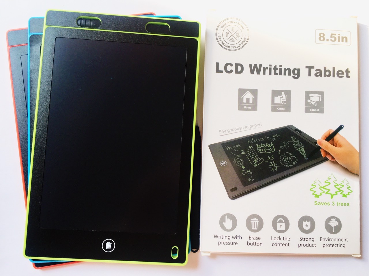 [HCM]Bảng viết tự xóa LCD 8.5 inch 3 Trees