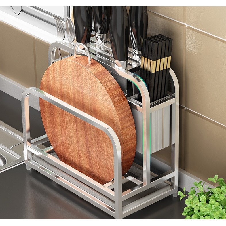 Hot sale kệ inox 304 để dao thớt đũa tiện lợi