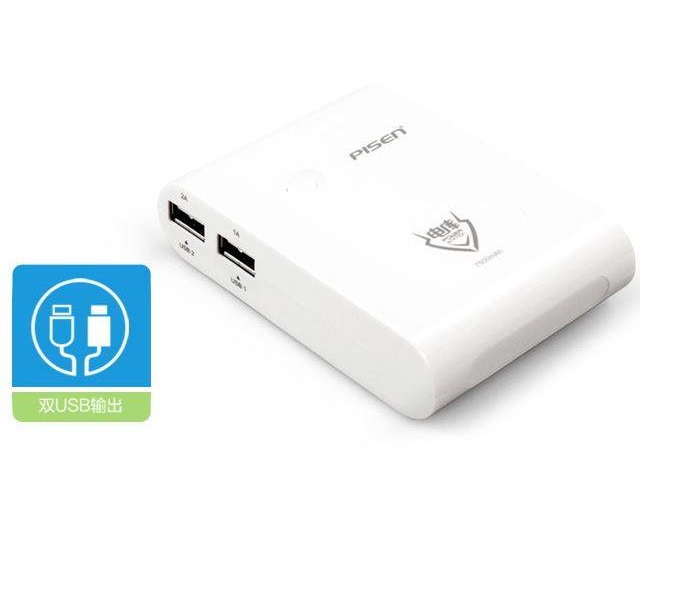 Pin sạc dự phòng pisen ts-d071 7500 mah - pin sạc 2 cổng