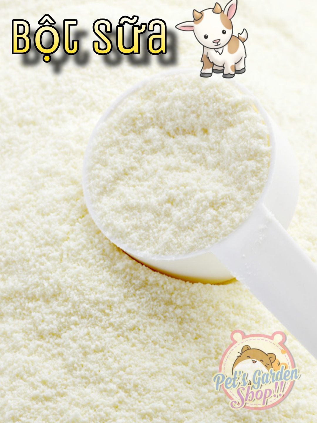 Bột sữa dê (hũ 50gr) - Sữa dành cho hamster, thỏ, bọ, sóc...