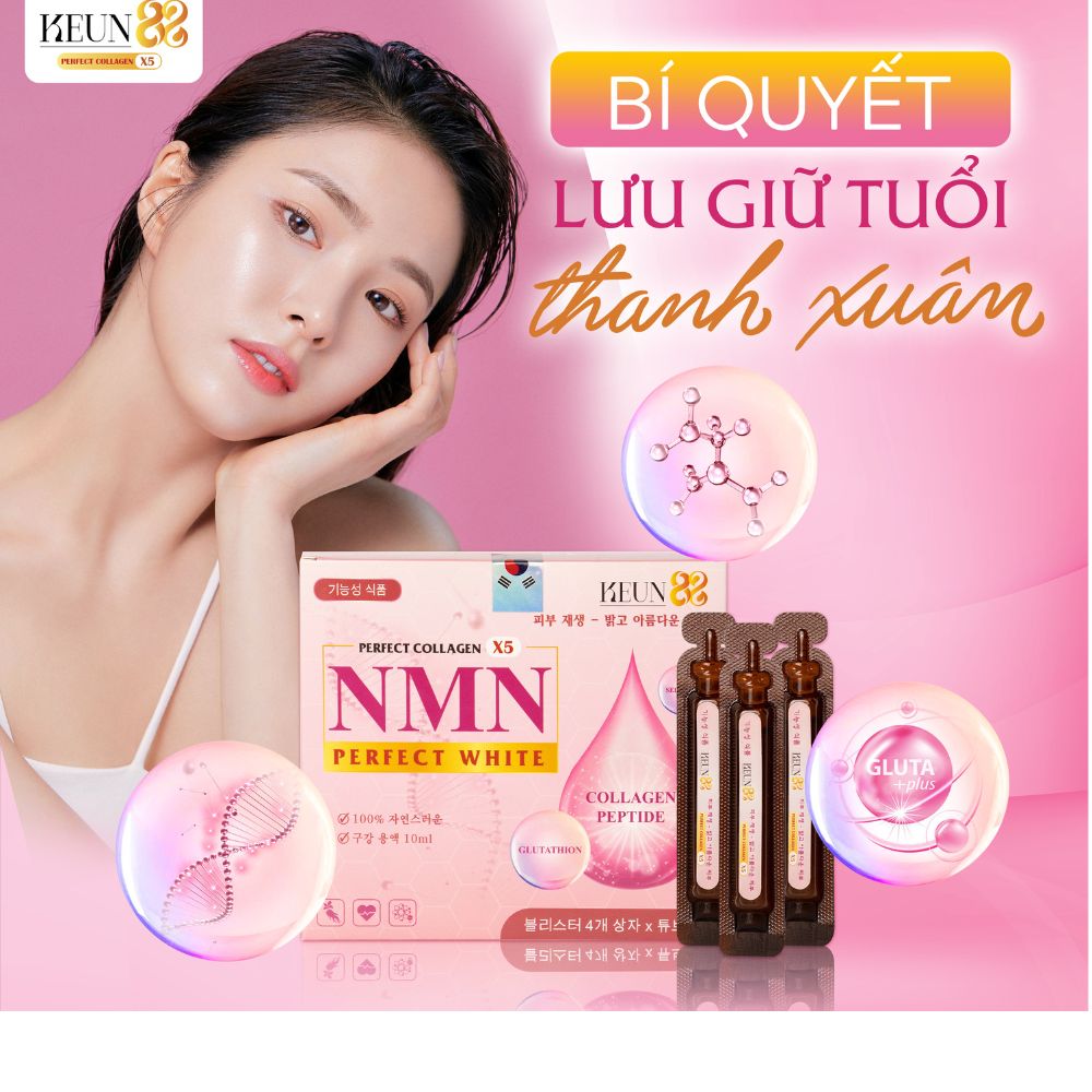 Nước uống collagen perfect x5 hàn quốc, collagen uống, collagen tươi, giúp trẻ hóa làn da, đẹp da,tr