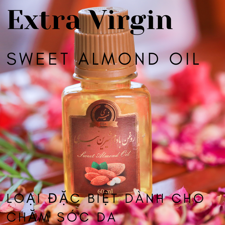 Dầu hạnh nhân nguyên chất Iran- dầu hạnh nhân dưỡng da Iran- Sweet almond oil