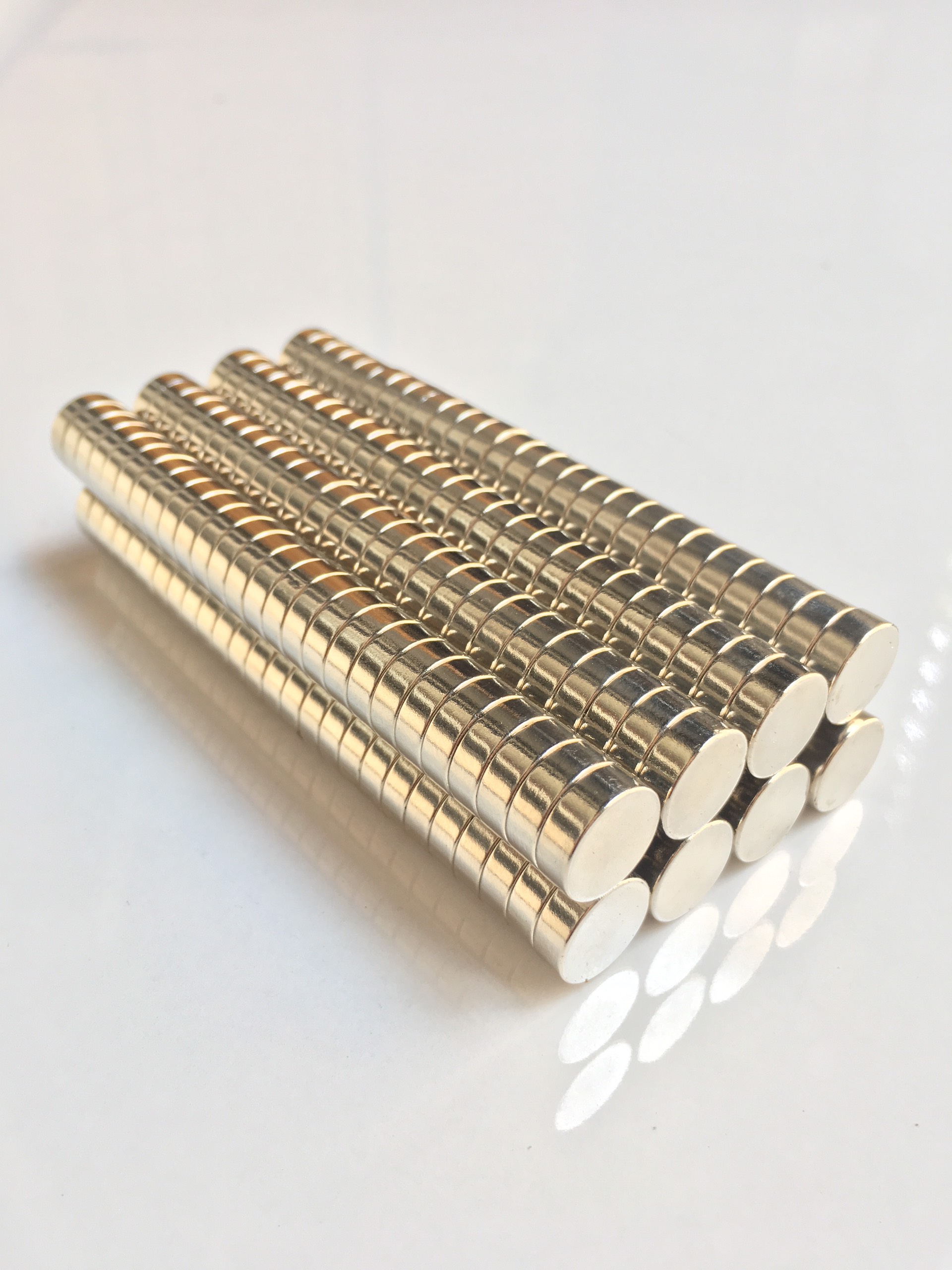 [HCM]Viên Nam Châm Vĩnh Cửu Trắng Ø 12x3 mm Nam Châm Đất Hiếm Lực Từ Mạnh Loại N35M