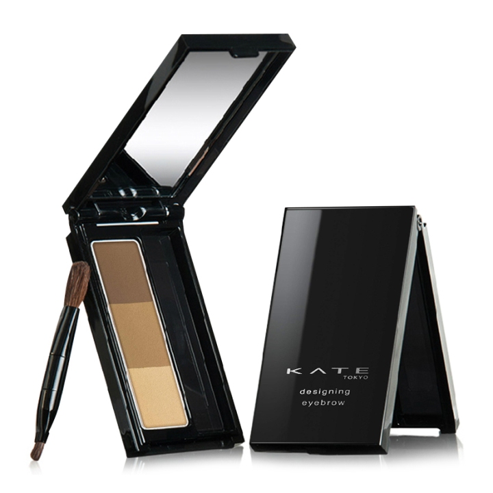 Bột tán mày Kanebo Kate Designing Eyebrow 3D EX-4 Bột tán chân mày màu nâu tự nhiên hàng nội địa Nhật