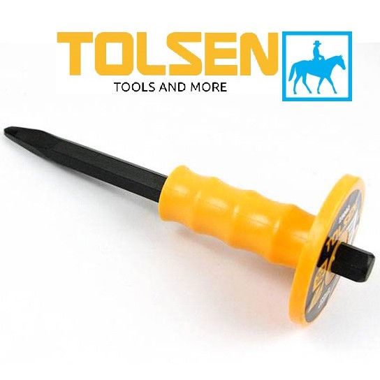 Mũi đục sắt mũi nhọn đục tường bê tông 250mm cold chisel tolsen 25082
