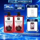 Dầu gội Romano sạch gàu hương nước hoa Attitude 610g  + Tặng sữa tắm 150g