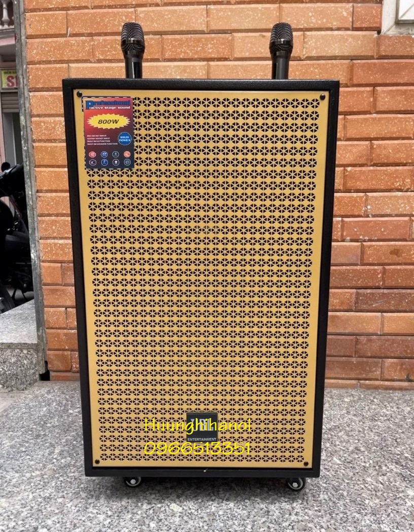 Loa hát karaoke gia đình, loa kéo karaoke động công suất lớn, Bass 40, 2 micro Không dây UHF. hát karaoke, nghe nhạc hay. bảo hành 12 tháng