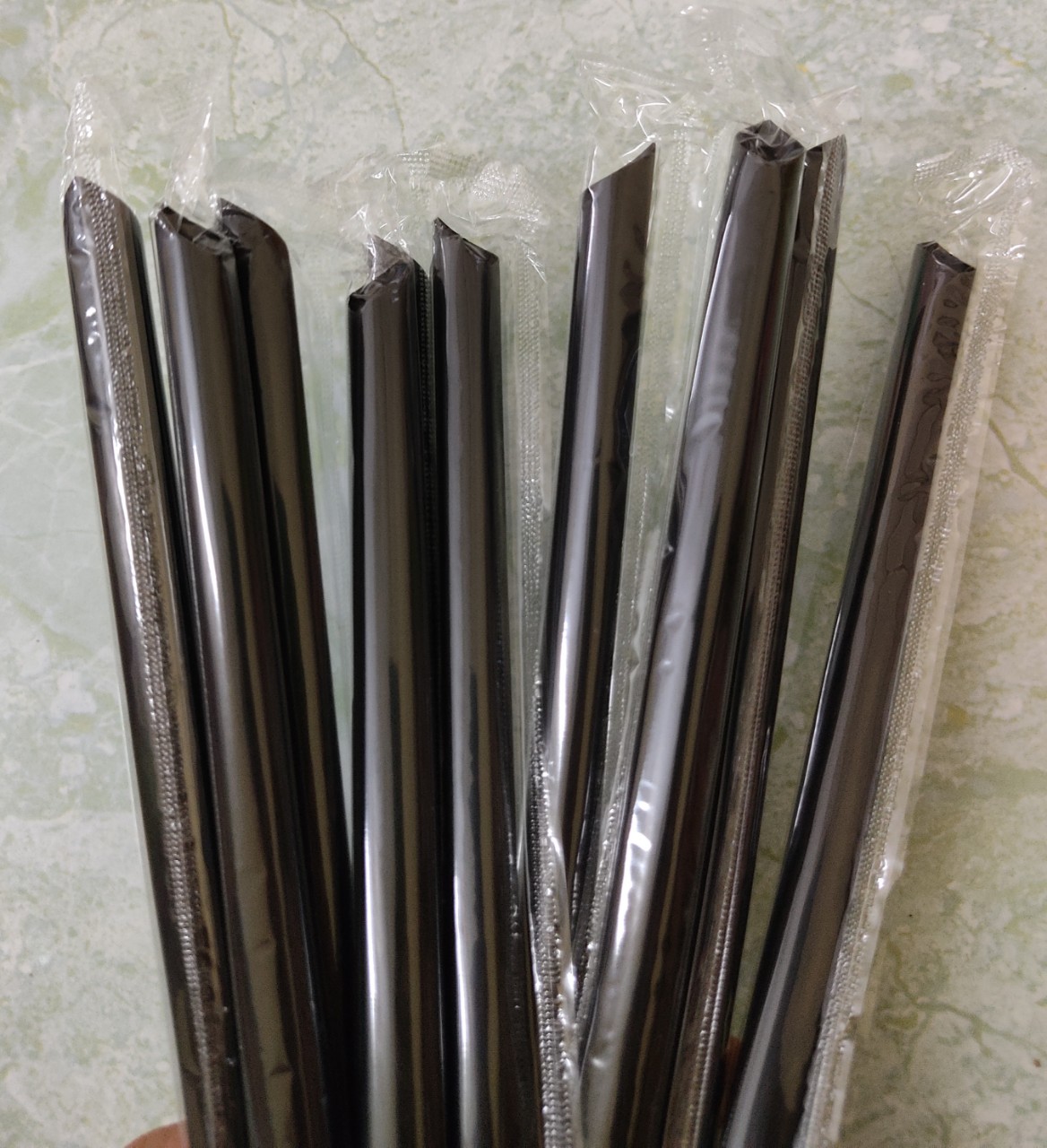 (MS99) (Combo 20)ống hút/ống hút nhựa/ống hút trân châu có màng bọc