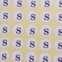 Mác giấy dán size, số dán decan dán size cỡ dầy dép quần áo - 10 tờ