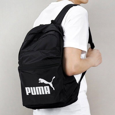Balo p.u.m.a màu đen logo, hàng xuất size 4212cm