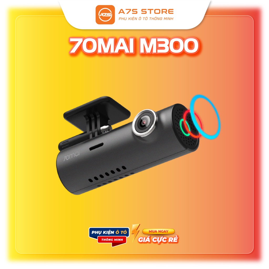 Camera hành trình 70mai M300 Dash Cam 2K chính hãng chế độ quay vòng lặp