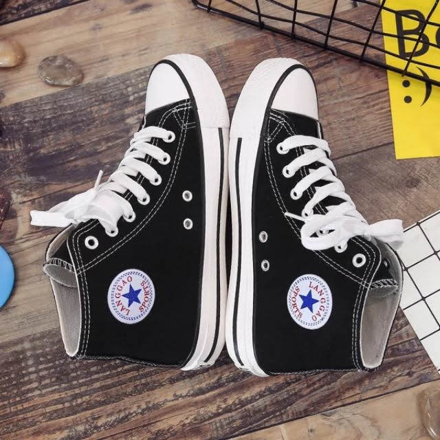 Giày nữ sneaker, giày thể thao nữ cao cổ ngôi sao con vớt cực đẹp