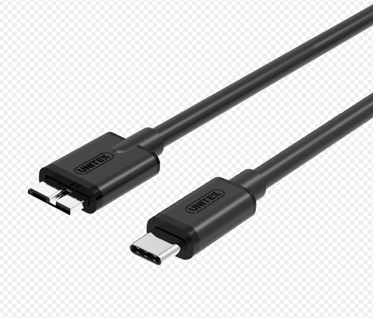 Cáp chuyển đổi usb 3.1 type-c sang micro b unitek y-c475bk