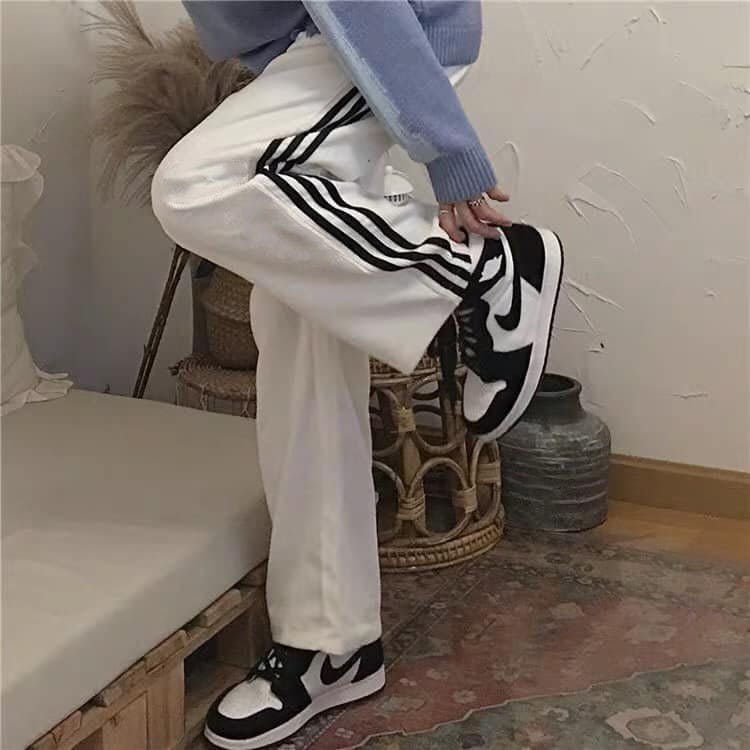 Quần line pants, Quần dài Unisex - phong cách hàn quốc