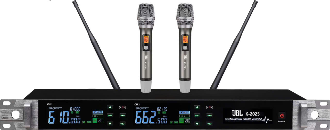 Micro không dây cao cấp JBLK - 2025 CHỐNG HÚ , CẢM BIẾN GIA TỐC , TỰ NGẮT , DÒ SÓNG SẠCH , BẮT SÓNG XA , HÁT NHẸ HÚT MIC