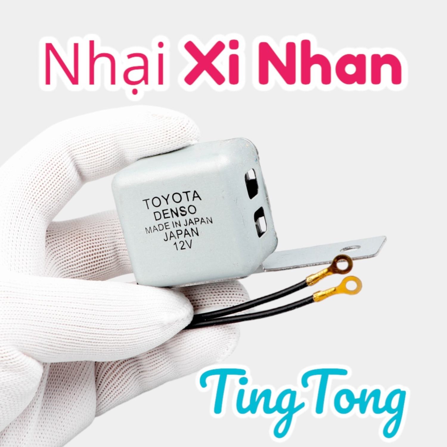 Nhại còi xi nhan ting tong denso toyota - lắp đặt cho xe máy ô tô