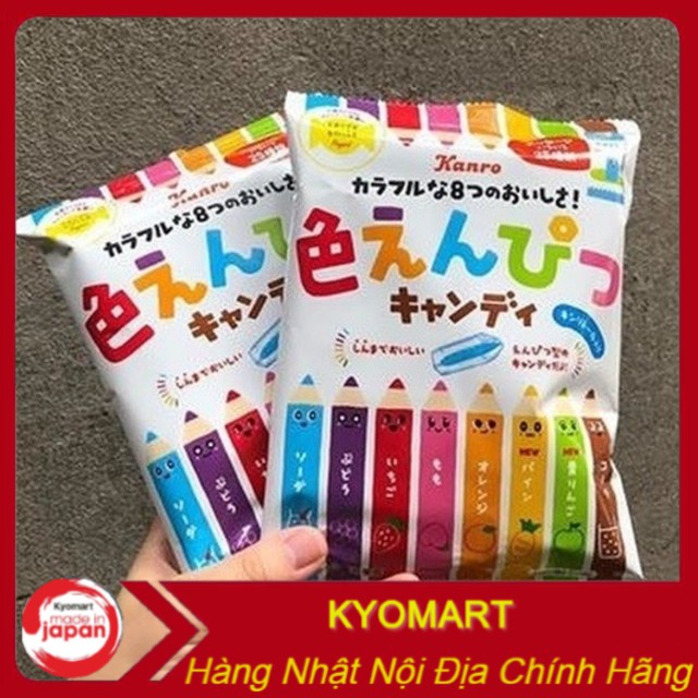 Kẹo bút chì trái cây Kanro Nhật Bản mix vị 80g