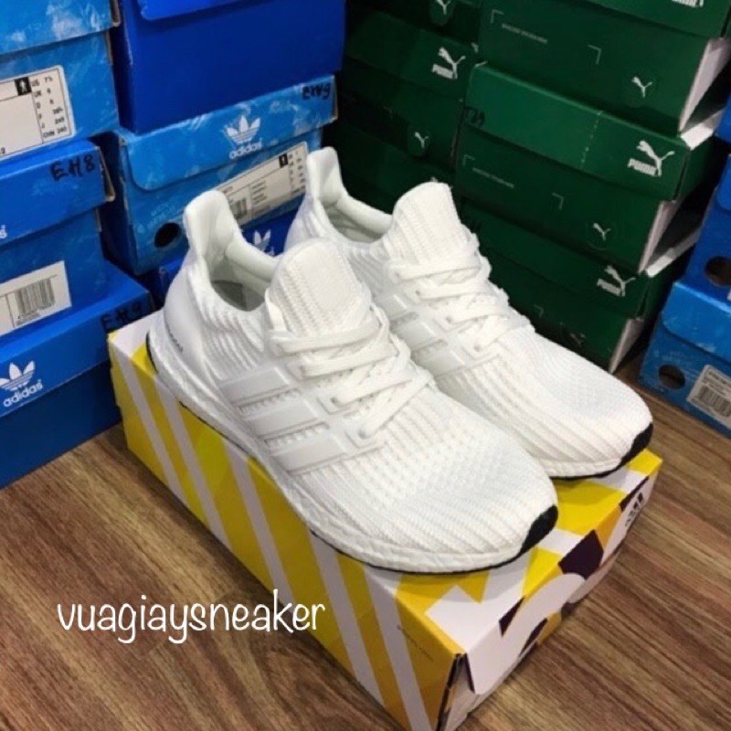 🔥 ảnh thật 🔥 giày ultra boost 4.0 trắng