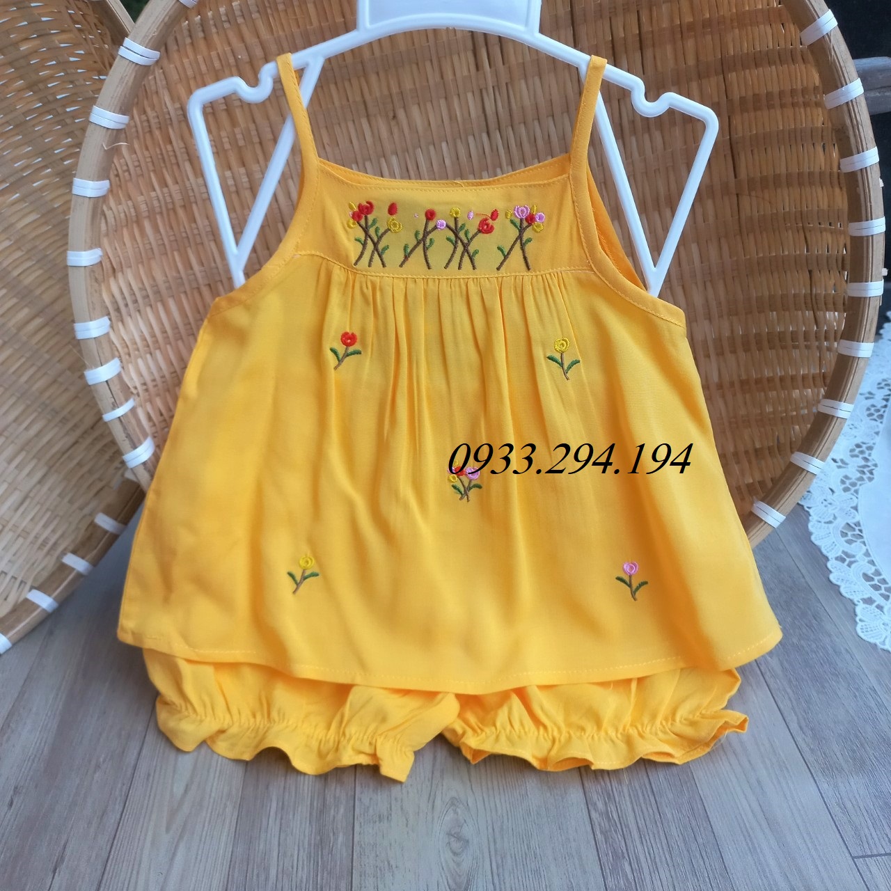 Bộ hai dây tole Bảo Ngọc 7-20kg, chất vải Tone Việt Thắng. Tone Bảo Ngọc/ Bộ tole bé gái/bộ hai dây/ Bộ mặc hè