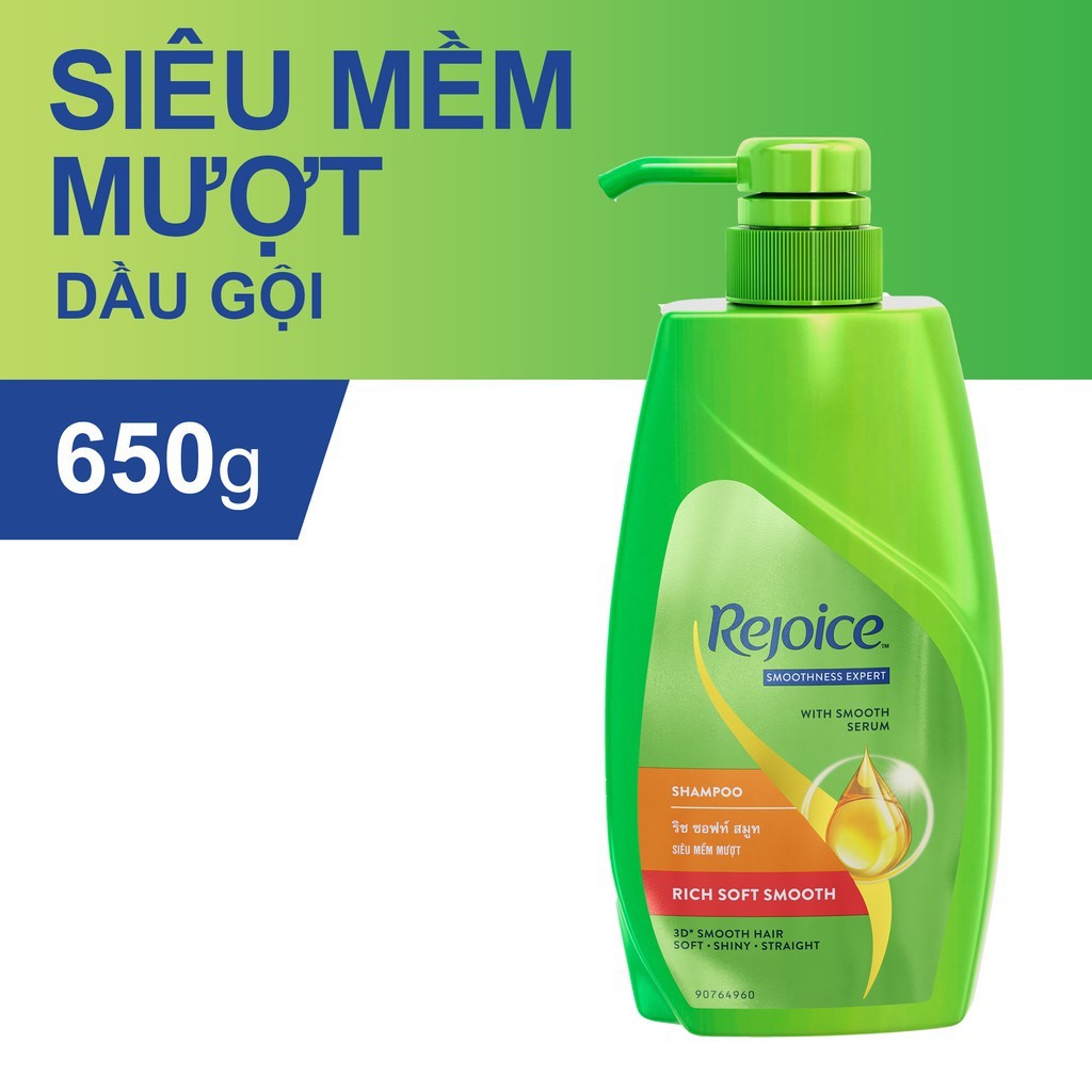 Dầu gội rejoice siêu mượt 650g.