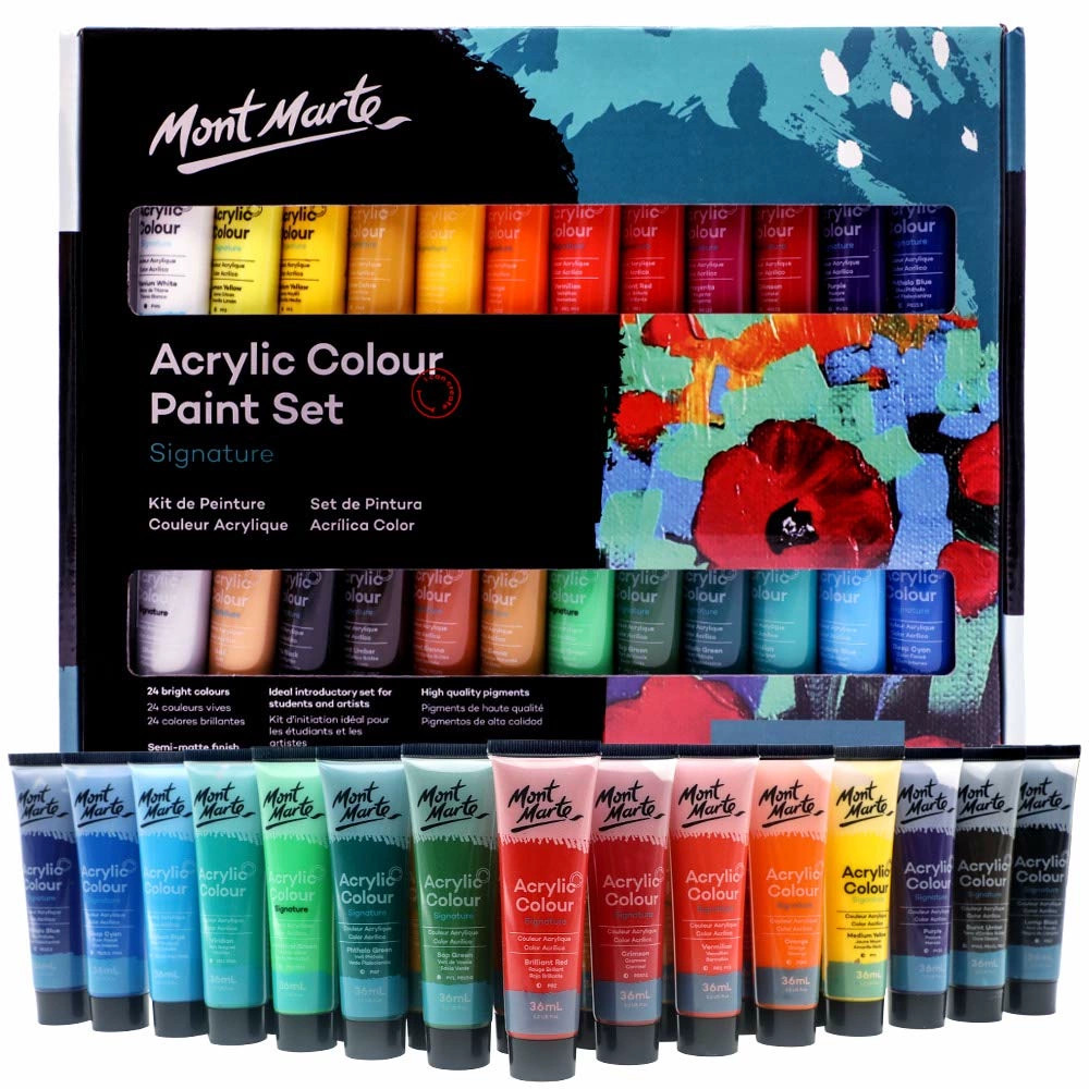 Bộ màu acrylic mont marte x 36ml