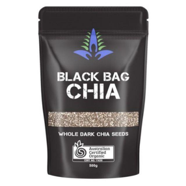 【sẵn sàng】 500g hạt chia Úc đen hỗ trợ giảm cân Keto Das