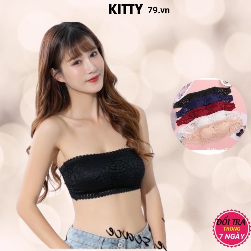Áo bra ren hoa , áo bra không dây kt8814