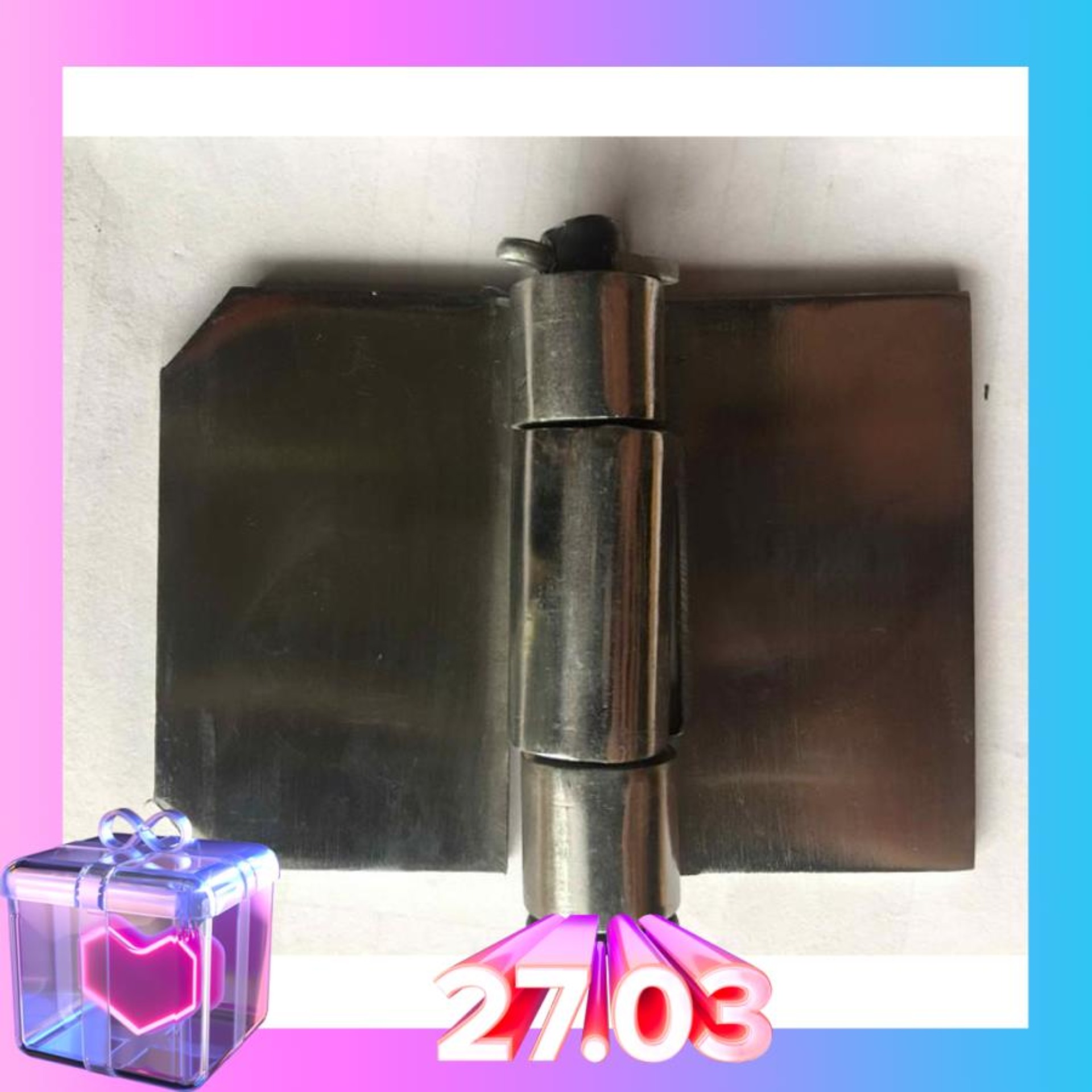 BẢN LỀ OTO INOX LOẠI TO bản lề inox khóa bửng T168 BẢN LỀ T168