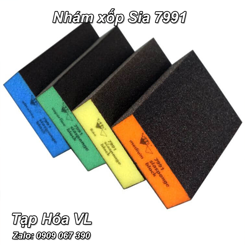Nhám xốp chà nhám cầm tay 4 mặt 7991/7998 #medium #fine #superfine #ultrafine