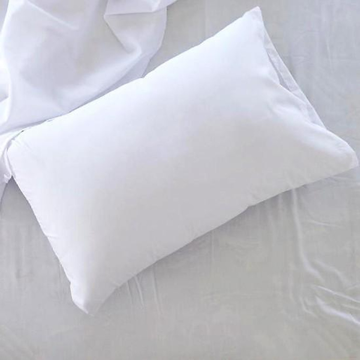 Ruột gối nằm gòn có khóa kéo cao cấp kt 40x60cm - ruốt gối nằm gòn nhân tạo giá rẻ - gối nằm cao su