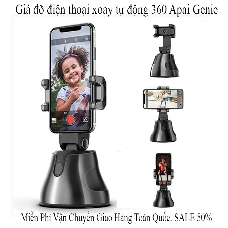 Apai genie tự động chụp ảnh tự động thông minh xoay 360 ° theo nhận dạng khuân mặt tự động theo dõi tự động chụp ảnh.