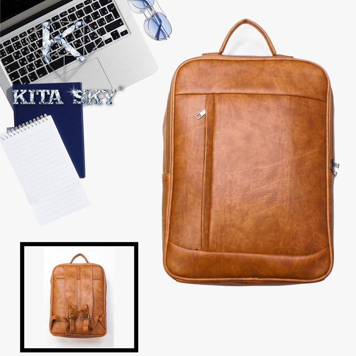 Balo da, balo laptop, balo thời trang nam đi học, công sở đều xịn sò, chất liệu cao cấp. KITA BAGS