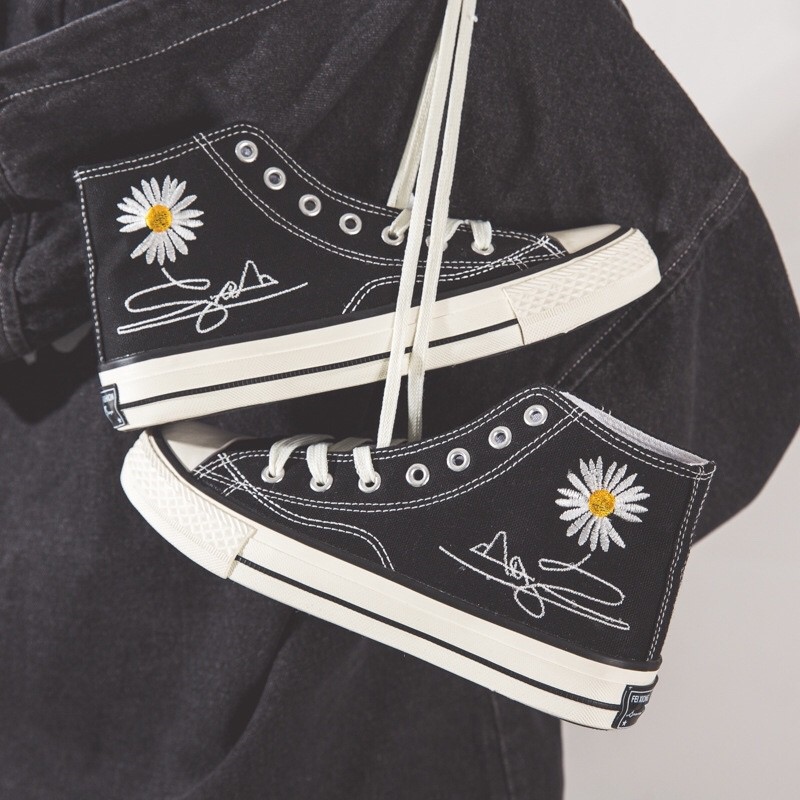 ▼✷♀  Giày CV Hoa Cúc Cổ Cao Full Box