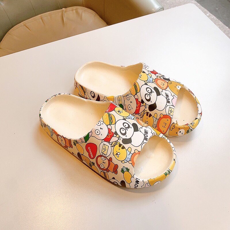 Dép quai ngang in hình siêu cute dễ thương