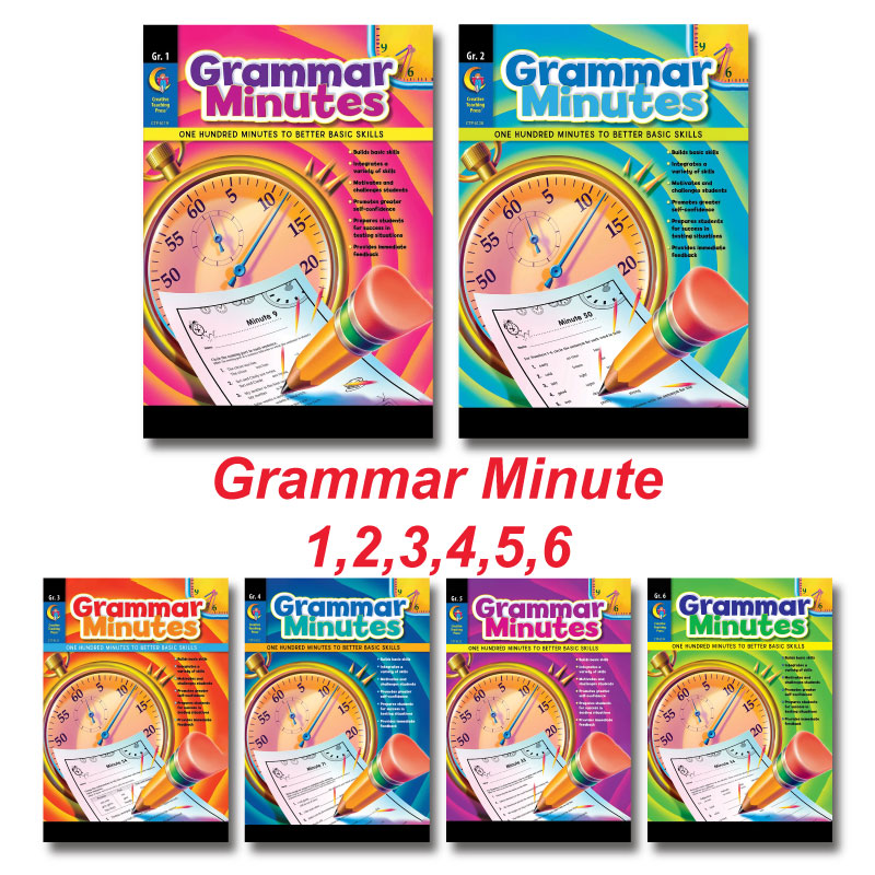 Grammar Minutes Workbook - 6 Books