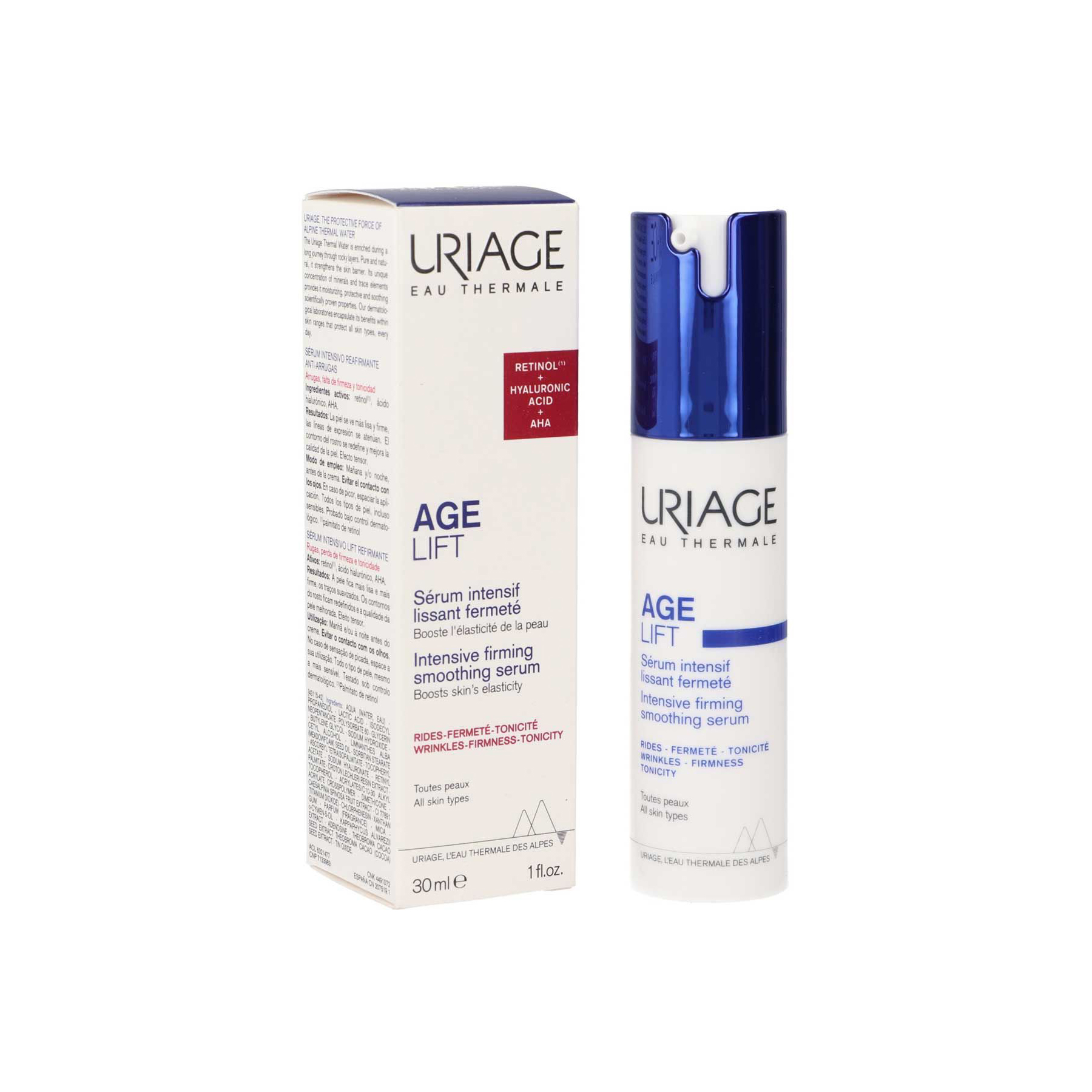 (Quà tăng) Serum chống lão hóa da chuyên biệt Uriage Age Lift Serum Intensif Multi-Actions 30ml