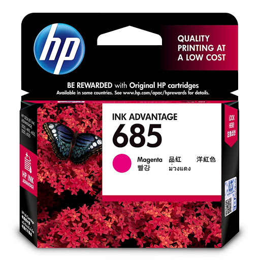 Mực in phun hp 685 magenta dùng cho máy hp deskjet 3525, 5525, 4615, 4625, 6525 - hàng hp việt nam