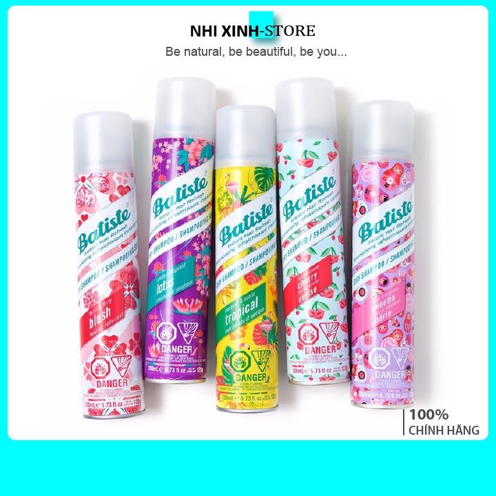 [ HOT SALE ] Dầu Gội Khô Batiste Dry Shampoo 200ml