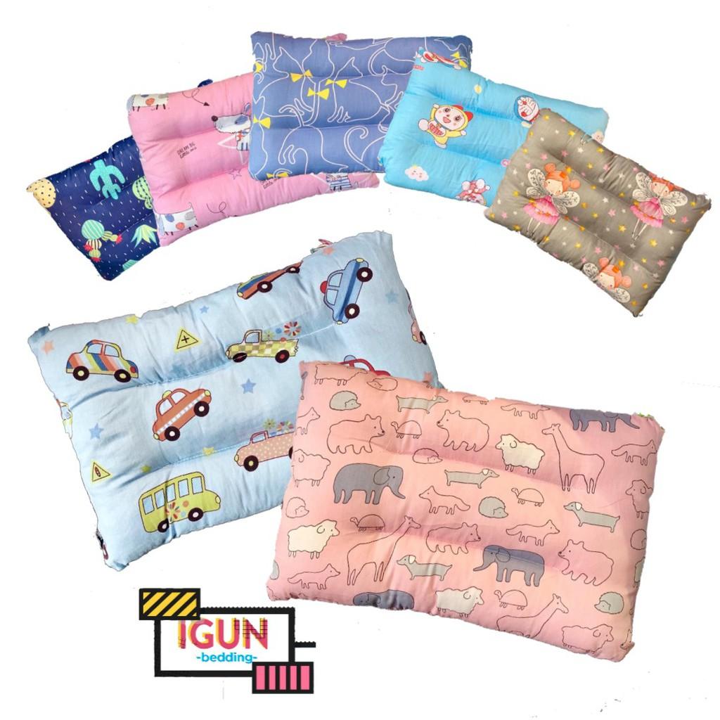 GỐI MÁT XA chống mỏi 3 rãnh CHO BÉ COTTON Organic cao cấp hàng nhập khẩu