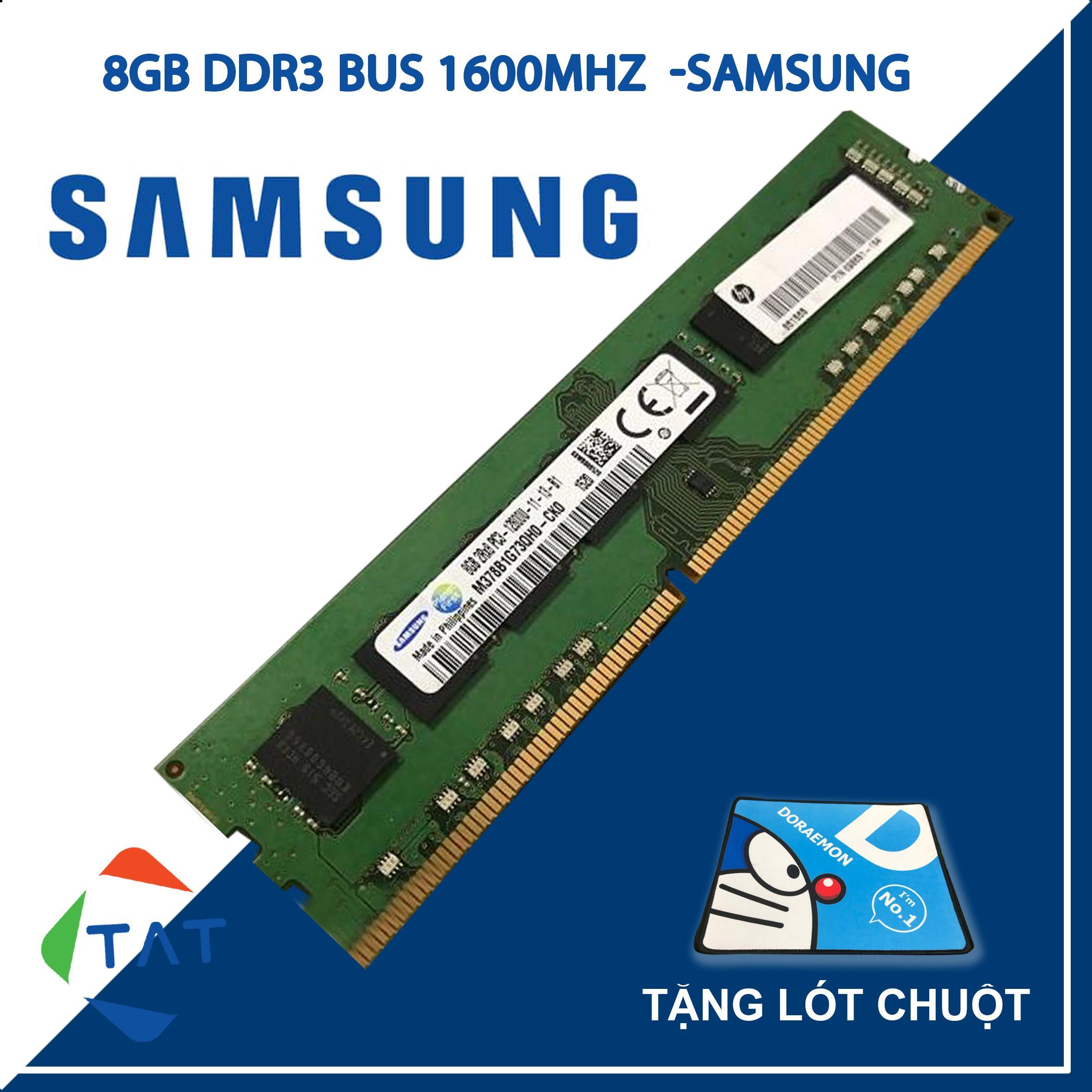 RAM 8GB DDR3 Samsung Hynix Kingston 1600MHz PC3-12800 1.5V Dùng Cho PC Desktop Máy Tính Để Bàn Bảo Hành 12 Tháng 1 Đổi 1